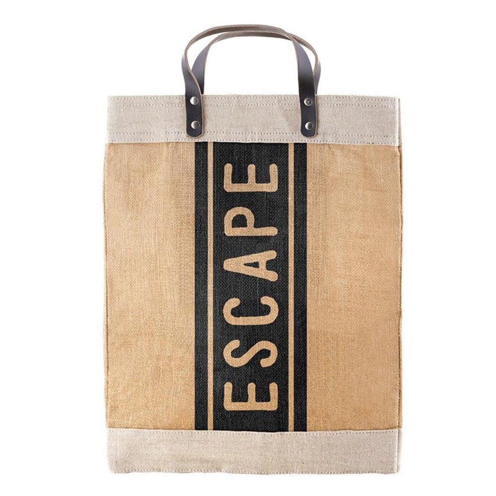 Natural Market Tote- Escape/NWT